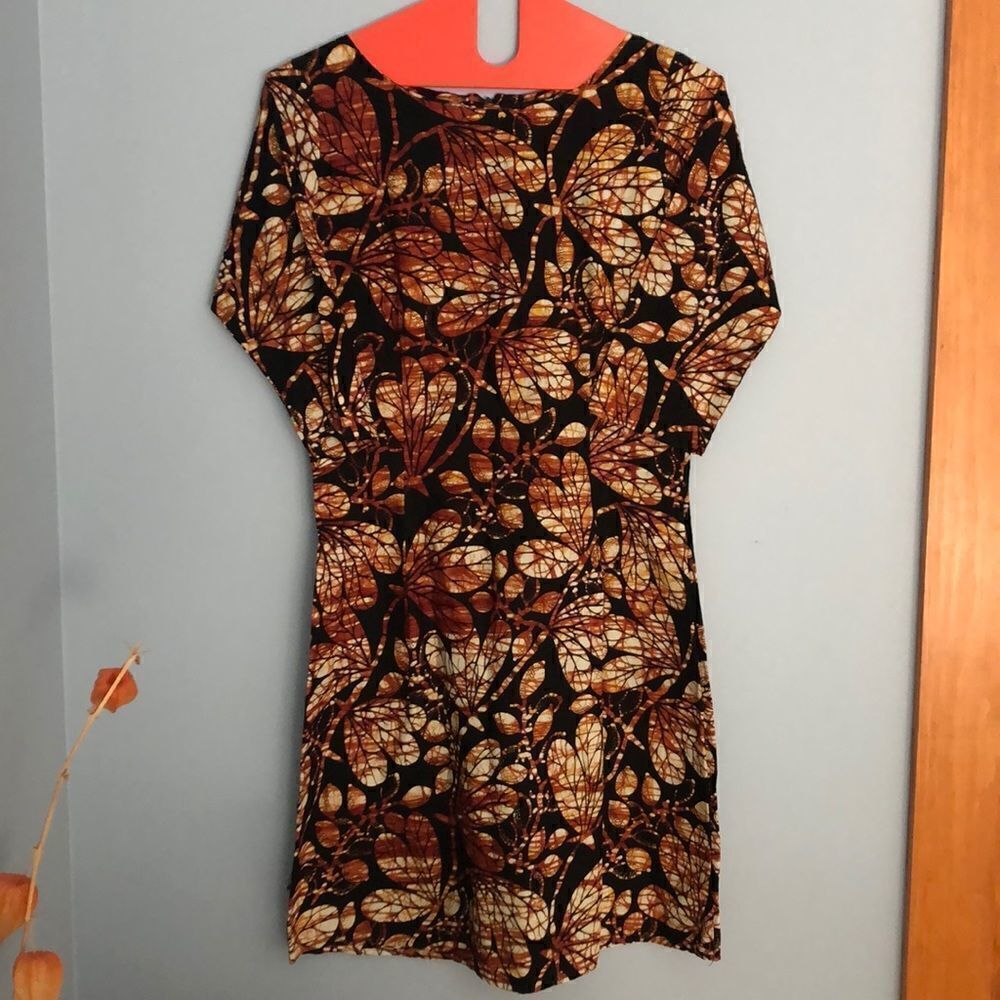 African Wax Print Fabric Dress ZIP Back